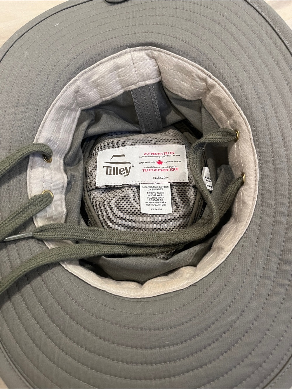 Tilley Women's Olive Gray Sun Hat